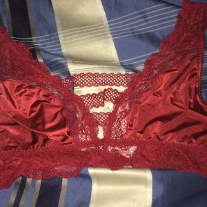 Red strappy Bralette